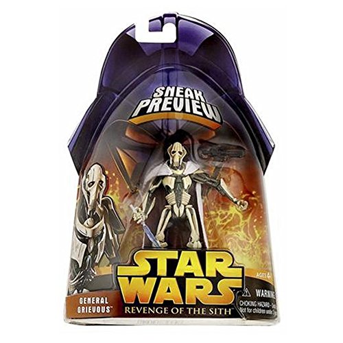 Hasbro General Grievous Star Wars Revenge of The Sith Sneak Preview Figura 1 de 4