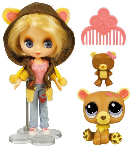Hasbro Littlest Pet Shop Blythe loves Pet Shop Surtido - Muñeca con mascota de juguete y accesorios