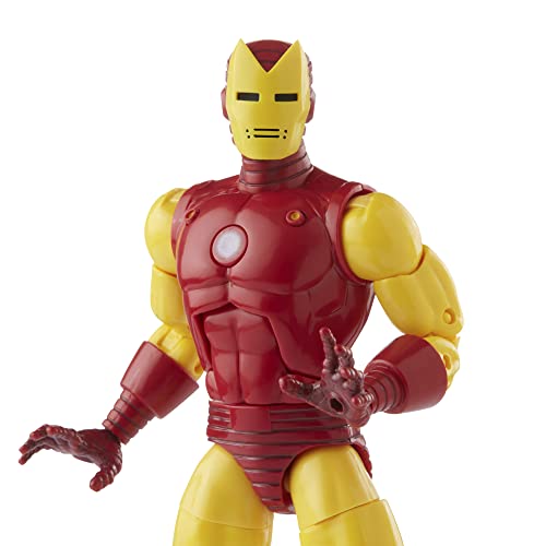 Hasbro Marvel Legends Series - Serie 1 del 20mo Aniversario - Figura Coleccionable de 15 cm de Iron Man, F3463