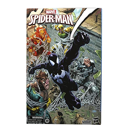 Hasbro Marvel Legends Series Spider-Man Toy - Paquete de 5 Figuras de acción coleccionables a Escala de 6 Pulgadas, 14 Accesorios, niños a Partir de 4 años, Multicolor (F3479), Exclusivo en Amazon