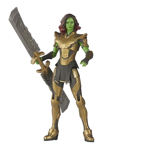 Hasbro Marvel Legends Series Warrior Gamora, ¿Qué pasaría si...? Figuras de acción coleccionables de 15 cm - Edad: A Partir de 4 años