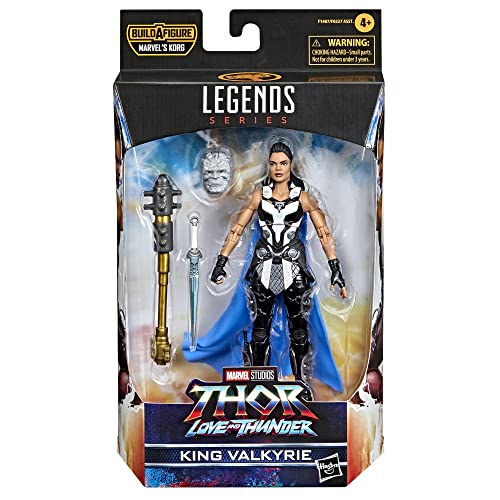 Hasbro Marvel Legends Thor: Love and Thunder 6-Inch King Valkyrie Action Figure, 1 Accessory, 2 Build-A Figure Elements, F1407