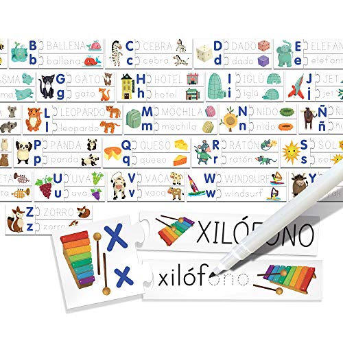 Headu- Juego Infantil Educativo para Aprender a Leer y Escribir de los 3 años, Multicolor (1041746)