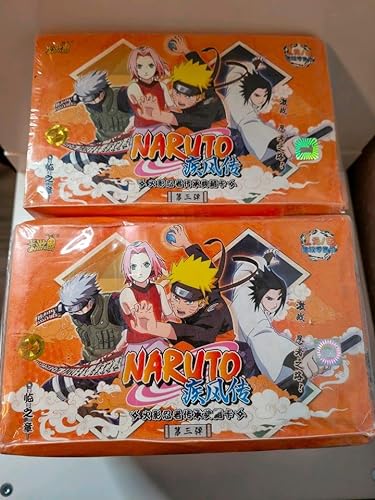 HEARTFORCARDS Naruto Kayou - Tarjetas de Naruto Kayou (nivel 1 Wave 3) - Original Naruto Shippuden Display Booster Box - Chino - Licencia original + protección de envío