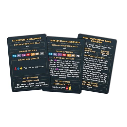 Hegemony: Expansión de crisis y control: añade nuevos automas y módulos, juego individual, juego de mesa asimétrico único impulsado por cartas, a partir de 14 años, 1-4 jugadores