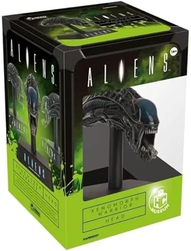 Hero Collector Eaglemoss Alien: Xenomorph Head Prop Réplica | Alien & Predator Movie Museum | Modelo réplica