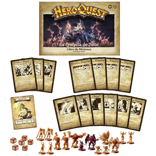 HeroQuest Pack de Misión Prophecy of Telor | Requiere el Sistema de Juego HeroQuest para Jugar