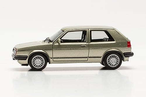 Herpa Miniatura del Coche VW Golf II GTI, Escala 1/87, maqueta de colleción, modelismo, Modelo aleman, Figura plástico
