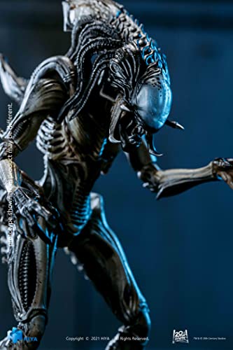 Hiya Toys Alien vs Predator: Requiem Predalien 1:18 - Figura a Escala, Multicolor