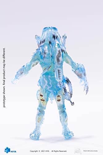 Hiya Toys Alien vs Predator: Requiem Wolf Predator 1:18 - Figura a Escala, Multicolor