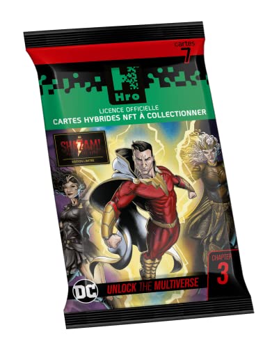 HRO - Capítulo 3: Shazam, La Rabia de los Dioses - 8-Pack Premium - 58 Cartas Coleccionables Híbridas DC Comics