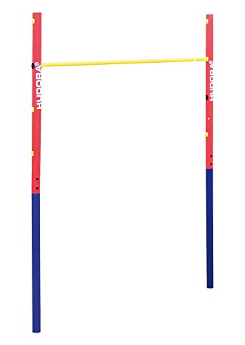 HUDORA barra de gimnasia Fabian Standard/Pro - Barra de gimnasia simple/doble para niños y adultos - ajustable en 4 posiciones de altura - Barra fitness resistente para exteriores para hasta 100 kg