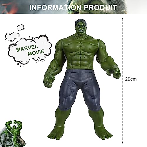 Hulk Figura, Hulk Marvel Avengers Titan Hero Series Juguetes, Titan Hero Serie Hulk Action Figur, Figura de Acción de 30 cm del Superhéroe para Niños de 4 Años (Hulk)