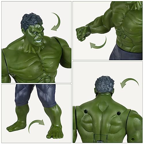 Hulk Figura, Hulk Marvel Avengers Titan Hero Series Juguetes, Titan Hero Serie Hulk Action Figur, Figura de Acción de 30 cm del Superhéroe para Niños de 4 Años (Hulk)