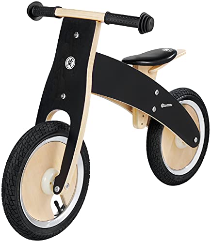 HyperMotion Bicicleta sin Pedales de Madera para niños a Partir de 3 años, Bicicleta de Madera con Asiento Ajustable, Bicicleta de Aprendizaje, 3,2 kg, hasta 35 kg
