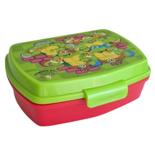 ILS I LOVE SHOPPING NINJA TURTLES | Fiambrera porta merienda Caja Sandwich Box para niños (TARTARUGHE NINJA)