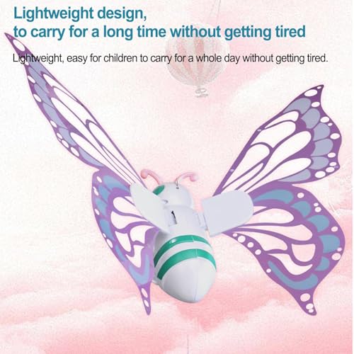 Ilumina alas de hadas con luces LED para niñas y niños | Ilumina las alas de elfo de mariposa,alas de mariposa en movimiento,alas brillantes y brillantes en movimiento,juguete ala de mariposa luminosa