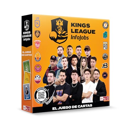 IMC Toys Juego de Cartas Kings League- El Primer Juego de Cartas Oficial de la Kings League NIÑOS y NIÑAS +8 años