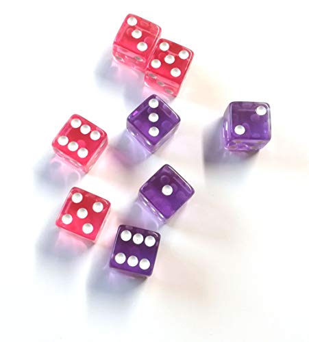 Inconnu Ferti Games – Juego de Habilidad, Tumblin Dice extensión, Rosa, Púrpura