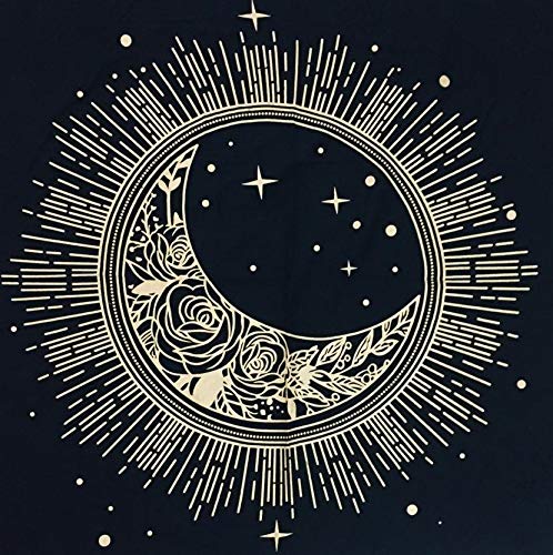 Indian CONSIGNERS Sol Luna Estrella Paño de Altar Brujería Brujería Manteles Alterar Espiritual Deletrear Bruja tirada de tarot18