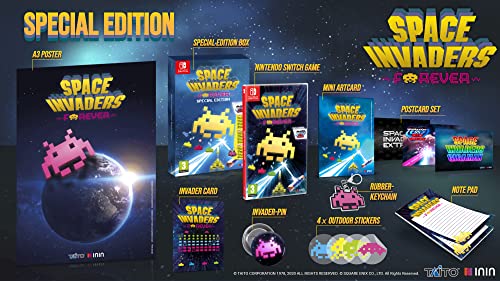 ININ Games- Space Invader Forever Special Edition-Switch Videojuegos, Multicolor (Avance VJGSWITES21742439)