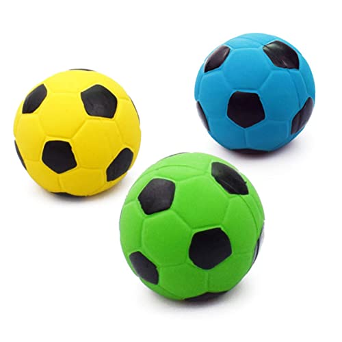 INOOMP Juguetes para Perros Cachorros 6 PCS Bouncing Ball Ball Ball Ball Ball Ball Dog Toys Sucky Sound Soccer Ball Juguetes De Futbol