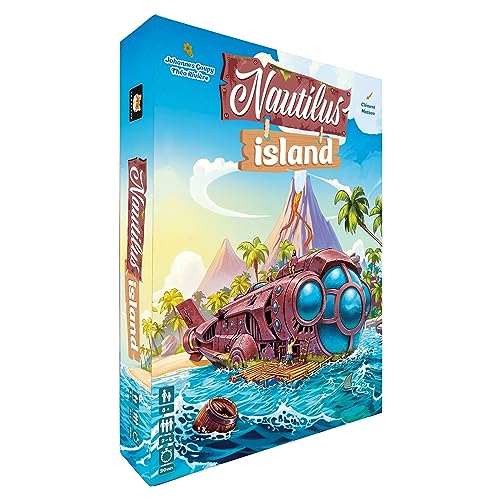 Isla Nautilus | Juego de mesa familiar | A partir de 8 años | 2 a 4 jugadores | 20 minutos