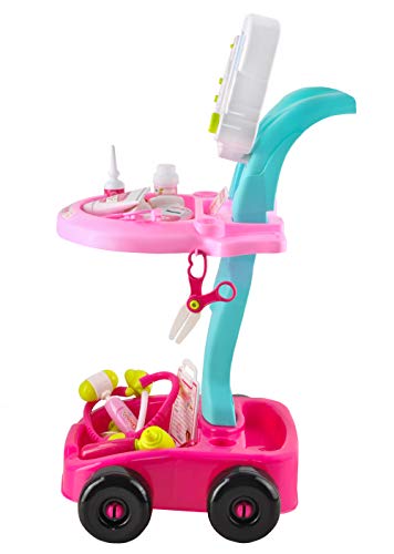 Iso Trade- Toys Doctor Kids Medical Center Hospital Doctors Set for Children 8245 Juegos de médicos, Multicolor