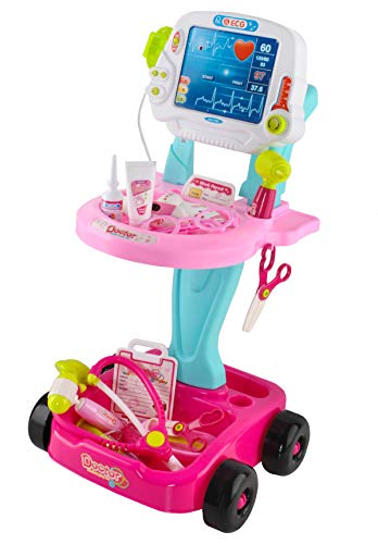 Iso Trade- Toys Doctor Kids Medical Center Hospital Doctors Set for Children 8245 Juegos de médicos, Multicolor