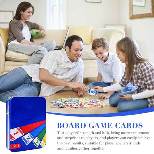 IXYHKB Juego de Cartas Phase 10 The Game con 108 Cartas, Incluye Wild Card and Skip Card, Phase 10, Juego de Cartas para Adultos y niños para 2-6 Jugadores