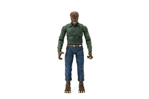 Jada- Monsters Universal Figura Hombre Lobo, 15cm, Hecha en Metal, Con accesorios (253251018)