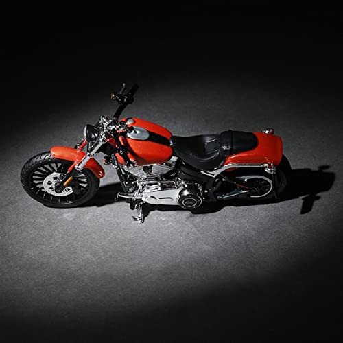 JEWOSS para Harley-Davidson 2016 Breakout 1:18 Modelo De Motocicleta Juguete De Recuerdo Coleccionables Mini Motocicleta Fundición A Presión Modelos de Moto (Color : Orange)
