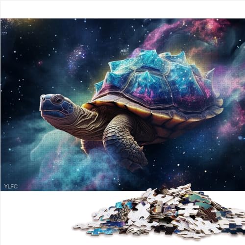 Jigsaw Puzzles 1000 Piece Adult Jigsaw Puzzle Galaxies Turtles Wooden Jigsaw Puzzles for Adults & Kids Age 14 Years Up Educational PuzzleFamilyGame 1000pcs（50x75cm）