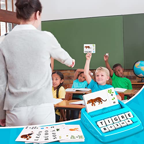 Jinxful Juego de Letras Educativo, Juguete Aprender a Leer Montessori Regalos Cumpleaños Niños Infantile 3-8 Años