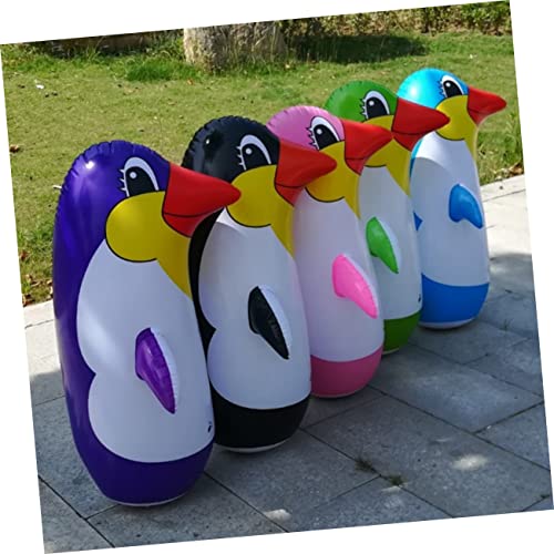 jojofuny Juego De 6 Piezas Bolas De Billar para Piscina Pingüino De Juguete Musical Bolsa De Bop 3D Pingüino Explota Juego De Pájaro Bebé Pingüino Vaso Tómate Un Baño Regalo Niño Pequeño