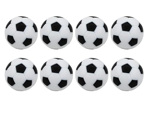 Juego de 8 Bolas de futbolín de Mesa y silenciosas en 32 mm, futbolín y futbolín de Mesa
