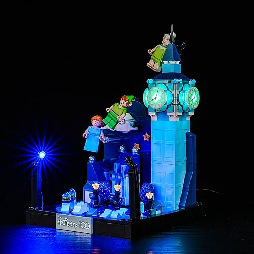 Juego de luces LED para Lego 43232 Peter Pan & Wendy's Flight Over London (no Lego), juego de iluminación decorativa para Lego Peter Pan & Wendy's Flight Over London Juguetes creativos