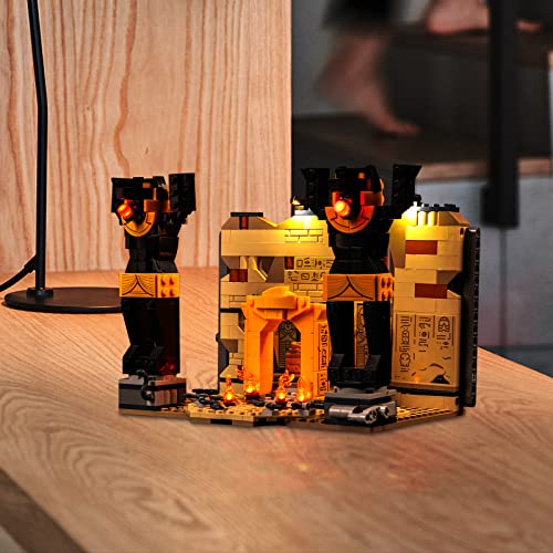 Juego de luces LED para Lego Escape from The Lost Tomb (no modelo de Lego), juego de iluminación LED decorativo para Lego 77013 Escape from The Lost Tomb, regalo creativo para niños y adultos
