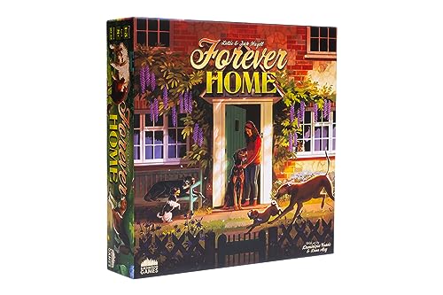 Juego de mesa de estrategia Forever Home de Birdwood Games, para noche familiar, perfecto para amantes de los perros, niños y adultos, para 1-5 jugadores, a partir de 10 años