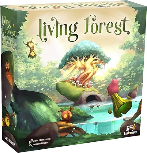 Juego de mesa Living Forest - Juego de estrategia temática de naturaleza para niños y adultos - Juego de fantasía - Diversión para la noche de juegos familiares - A partir de 8 años - 2-4 jugadores -