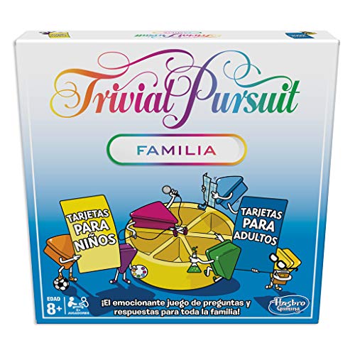 Juego de Mesa Trivial Pursuit edición Familiar, Trivia para la Noche de Juegos Familiares, a Partir de los 8 años & Hasbro Gaming Trivial Pursuit (Versión Española)