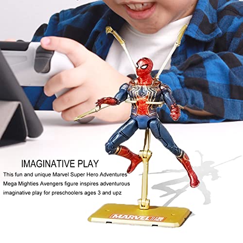 Juguetes, titan hero,Con base de ocho patas ajustable Juguetes niños, 17cm juguete Figuras de acción de los Vengadores Web Warriors Titan (Caja fina)