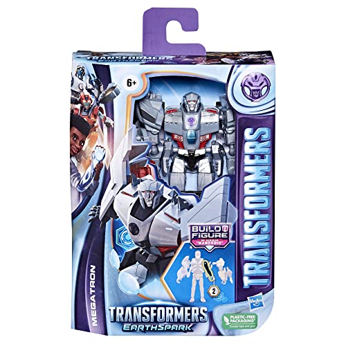 Juguetes Transformers EarthSpark - Figura Megatron Deluxe Class - Juguete Robot de 12,5 cm - A Partir de 6 años
