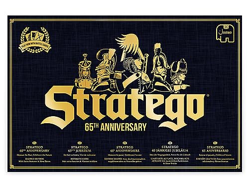 Jumbo Spiele- Stratego – Versión de Aniversario de 65 años Juegos de Estrategia, 5 x 16 x 24 (JUM19945)