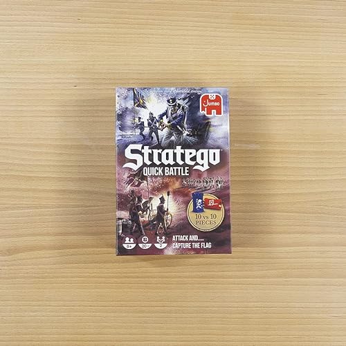 Jumbo Stratego Quick Battle 2 Jugadores A Partir de 8 años-Español-Juego de Mesa Estrategia, Multicolor (19820)