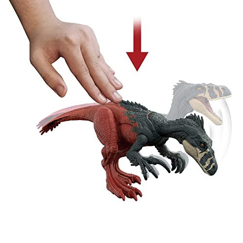 Jurassic World Pack dinosaurios iniciación 4 figuras de acción articuladas, juguete +4 años (Mattel HJJ85)