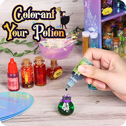 Kit de pociones de hadas para niños, pociones de polvo mágico de Mostof, juguetes creativos de regalo