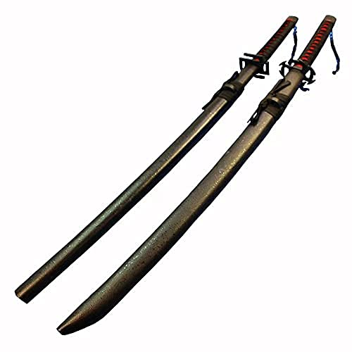 KOGUMA Bleach Ichigo Kurosaki Bankai Cosplay Espada de madera réplica 2 diseño rectángulo