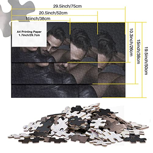 La Belleza y la Bestia Puzzle 300 Piezas,Movie Role Puzzle para Adultos,Regalos,Amor Y Amigos Rompecabezas Impresión 300pcs (40x28cm)
