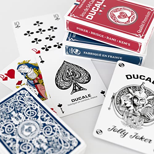 La Ducale Origine – 2 Juegos de 54 Cartas – Juego de Rami – Fabricado en Francia